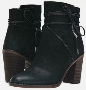 FRANCO SARTO EDALINE LEATHER ANKLE BOOTS SIZE 7M